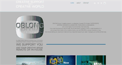 Desktop Screenshot of oblongproductions.com